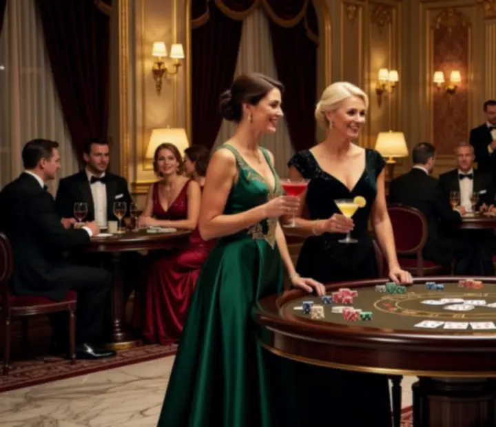 Casino Night v Boheluxat s profesionálním dealerem a elegantními hosty
