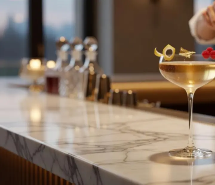 Sezonní a signature koktejly v elegantním baru Boheluxat